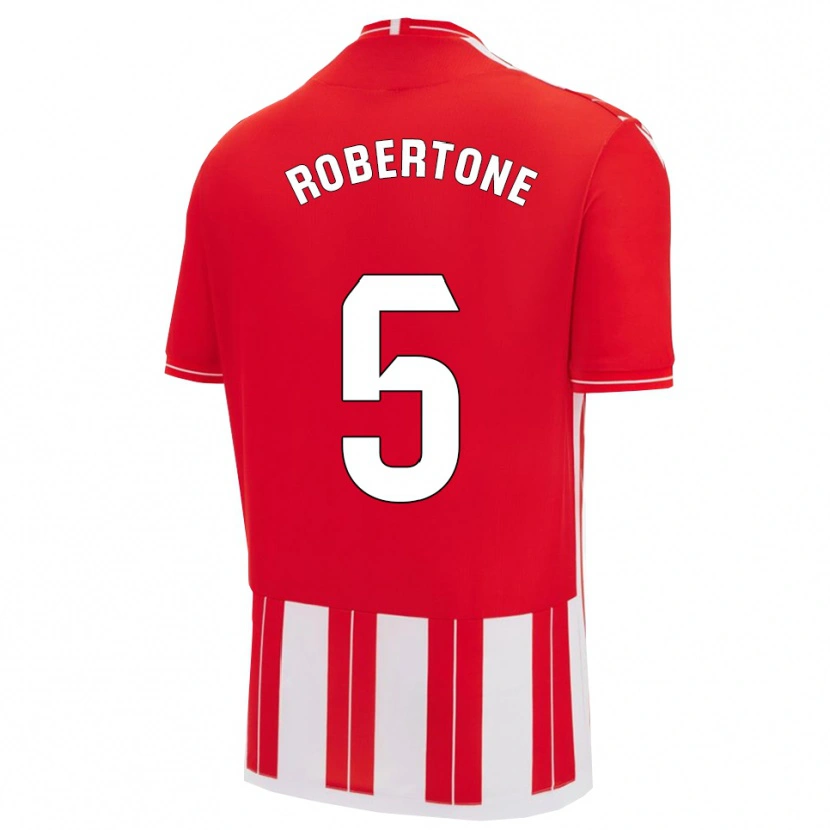 Danxen Dames Lucas Robertone #5 Rood Wit Thuisshirt Thuistenue 2025/26 T-Shirt