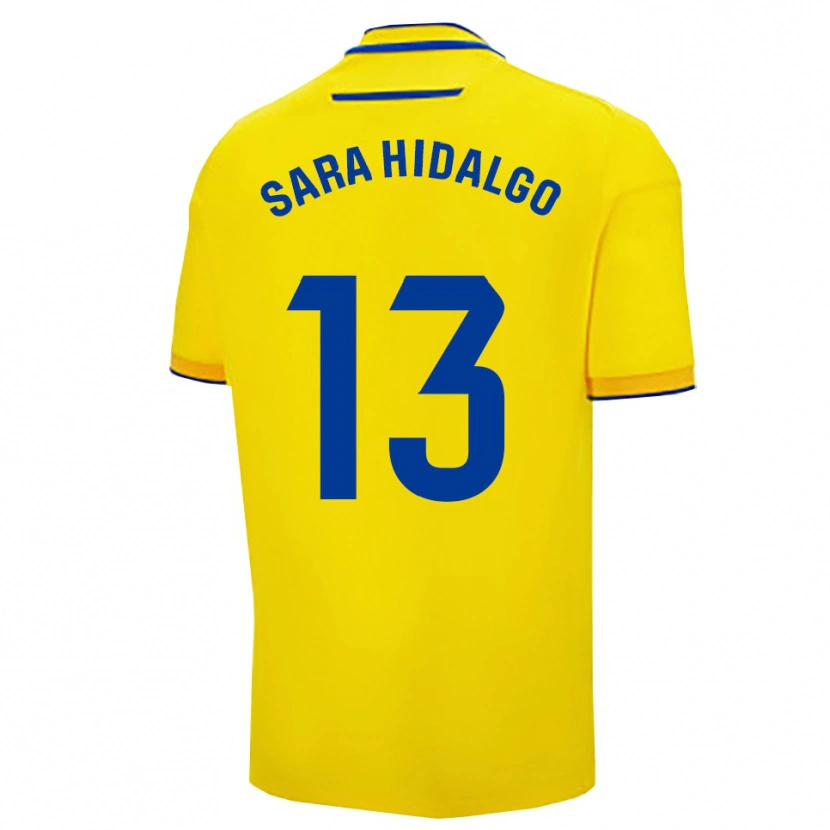 Danxen Dames Sara Hidalgo Merino #13 Geel Marineblauw Thuisshirt Thuistenue 2025/26 T-Shirt