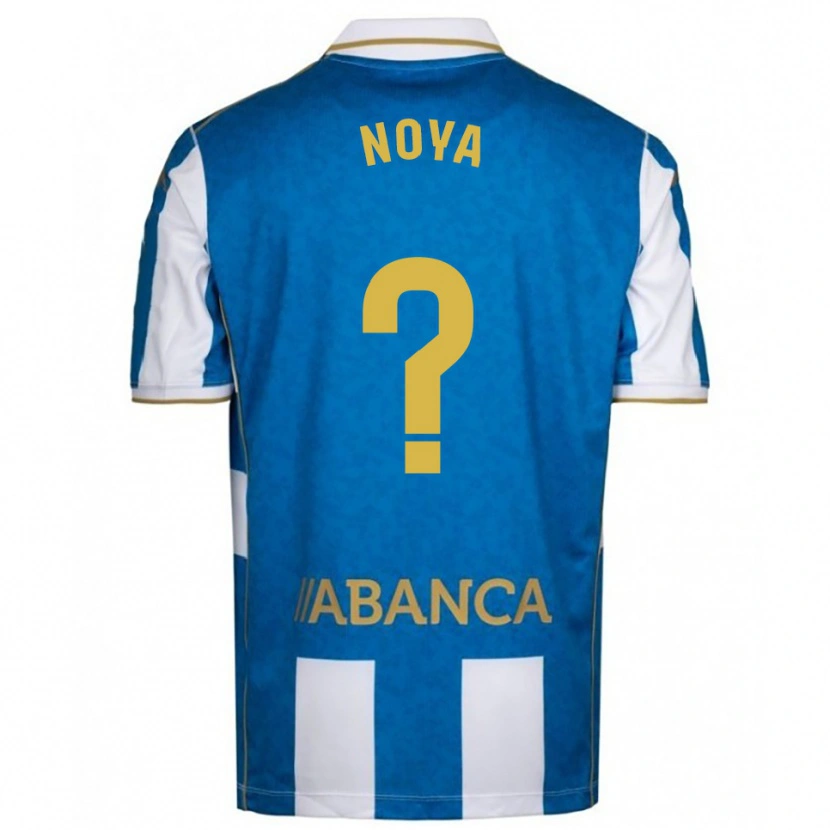 Danxen Dames Román Noya #0 Wit Blauw Thuisshirt Thuistenue 2025/26 T-Shirt