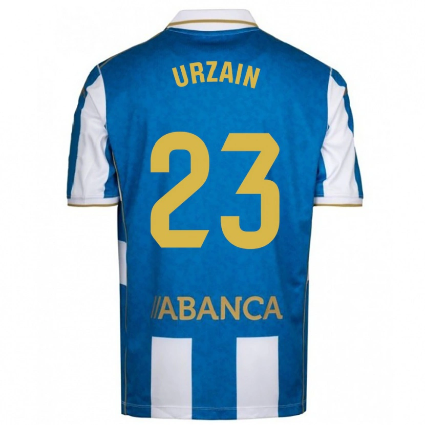 Danxen Dames Fabián Urzain #23 Wit Blauw Thuisshirt Thuistenue 2025/26 T-Shirt