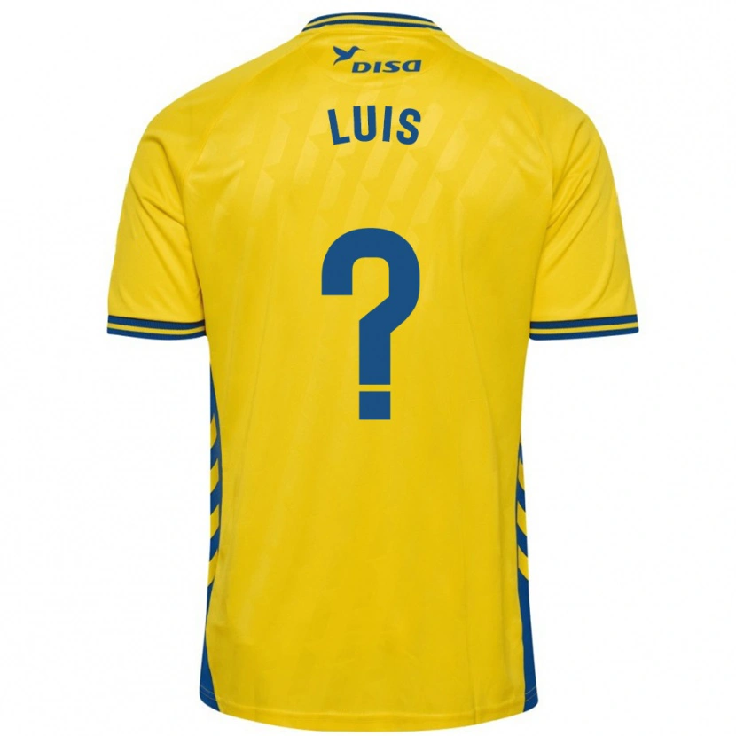 Danxen Dames Ryan Luis #0 Geel Blauw Thuisshirt Thuistenue 2025/26 T-Shirt