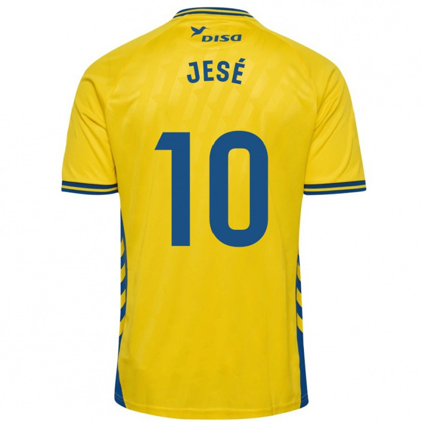 Danxen Dames Jesé #10 Geel Blauw Thuisshirt Thuistenue 2025/26 T-Shirt