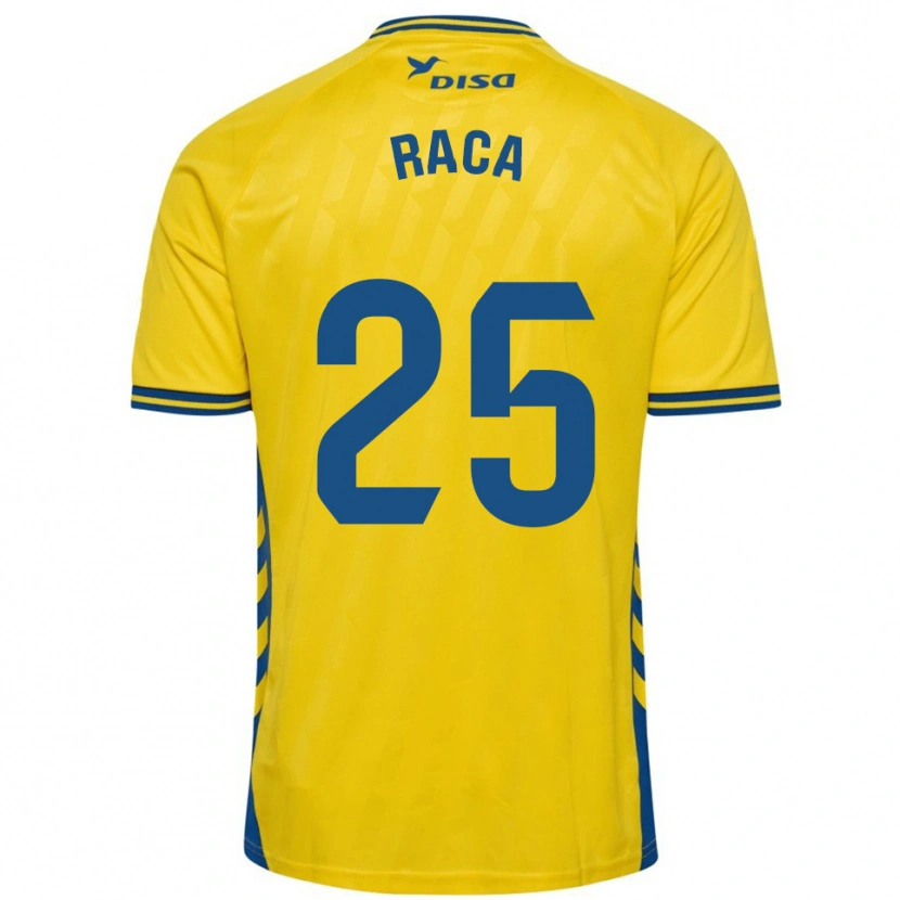 Danxen Dames Valentino Raca #25 Geel Blauw Thuisshirt Thuistenue 2025/26 T-Shirt