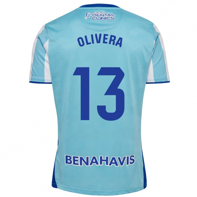 Danxen Dames Fernando Olivera #13 Hemelsblauw Wit Thuisshirt Thuistenue 2025/26 T-Shirt