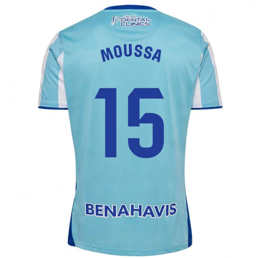 Danxen Dames Moussa Diarra #15 Hemelsblauw Wit Thuisshirt Thuistenue 2025/26 T-Shirt