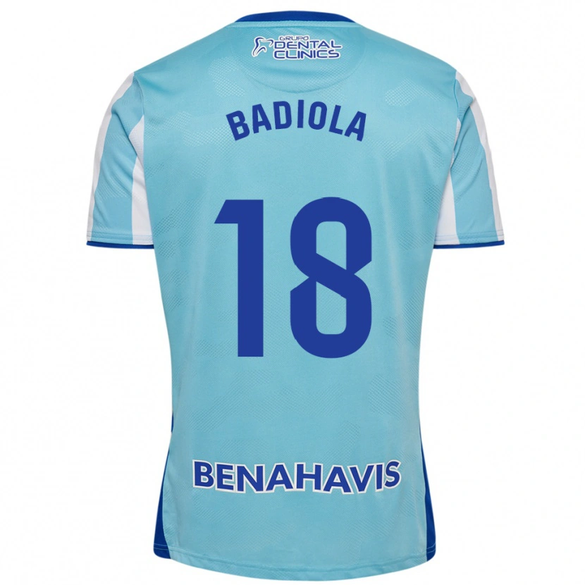 Danxen Dames Ibon Badiola #18 Hemelsblauw Wit Thuisshirt Thuistenue 2025/26 T-Shirt