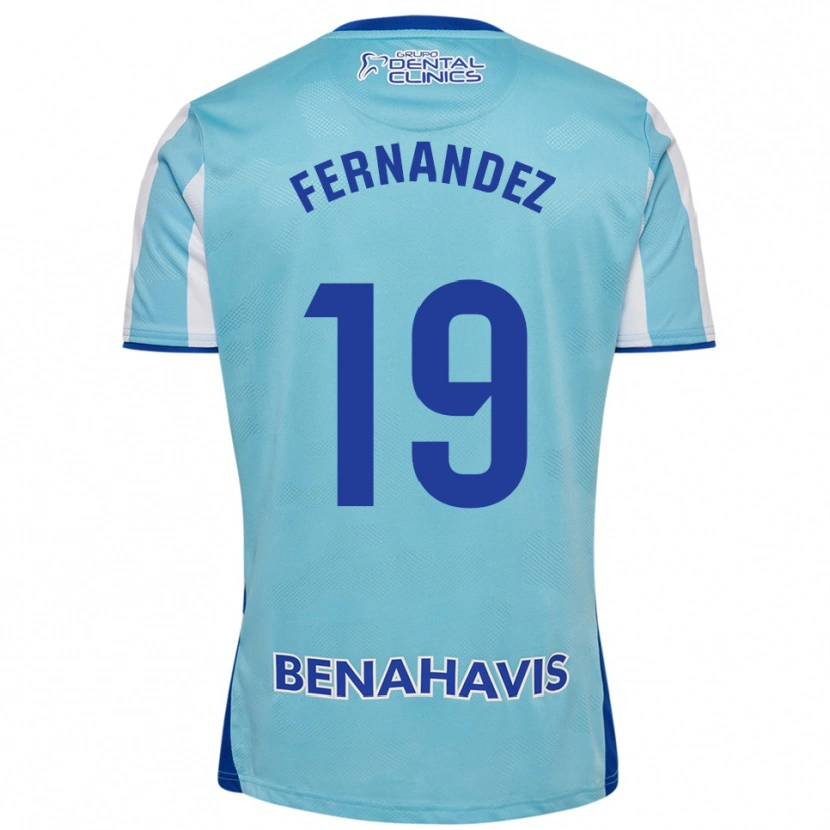 Danxen Dames Raúl Fernández #19 Hemelsblauw Wit Thuisshirt Thuistenue 2025/26 T-Shirt