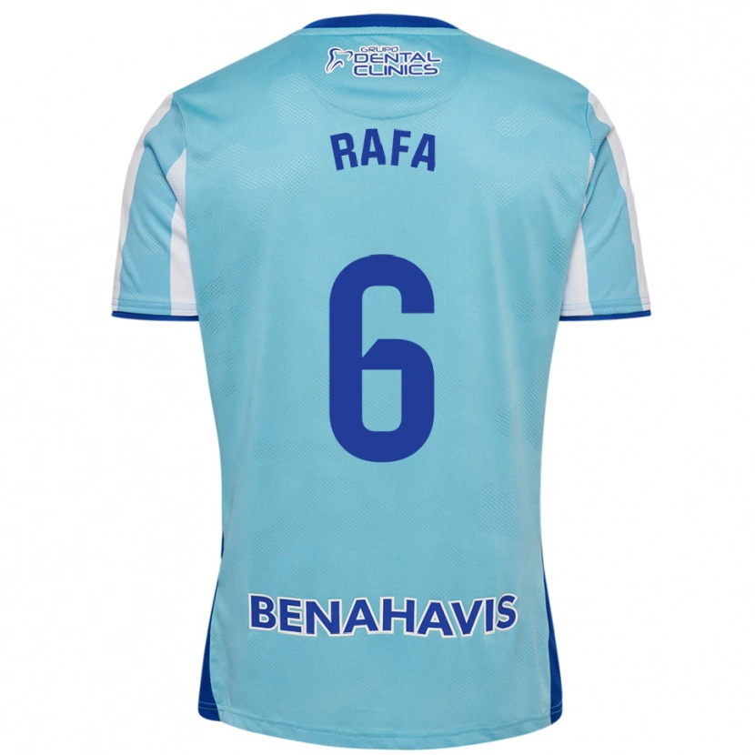Danxen Dames Rafa Rodríguez #6 Hemelsblauw Wit Thuisshirt Thuistenue 2025/26 T-Shirt