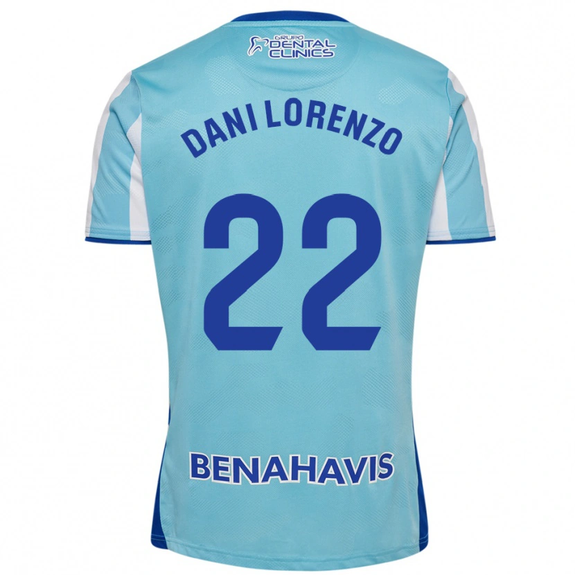 Danxen Dames Dani Lorenzo #22 Hemelsblauw Wit Thuisshirt Thuistenue 2025/26 T-Shirt
