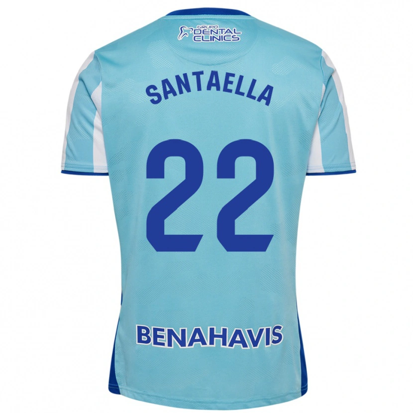 Danxen Dames Miguel Santaella #22 Hemelsblauw Wit Thuisshirt Thuistenue 2025/26 T-Shirt