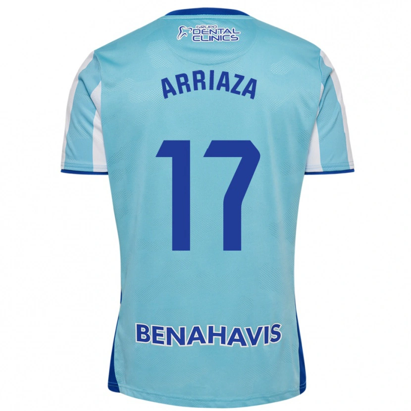 Danxen Dames Pablo Arriaza #17 Hemelsblauw Wit Thuisshirt Thuistenue 2025/26 T-Shirt