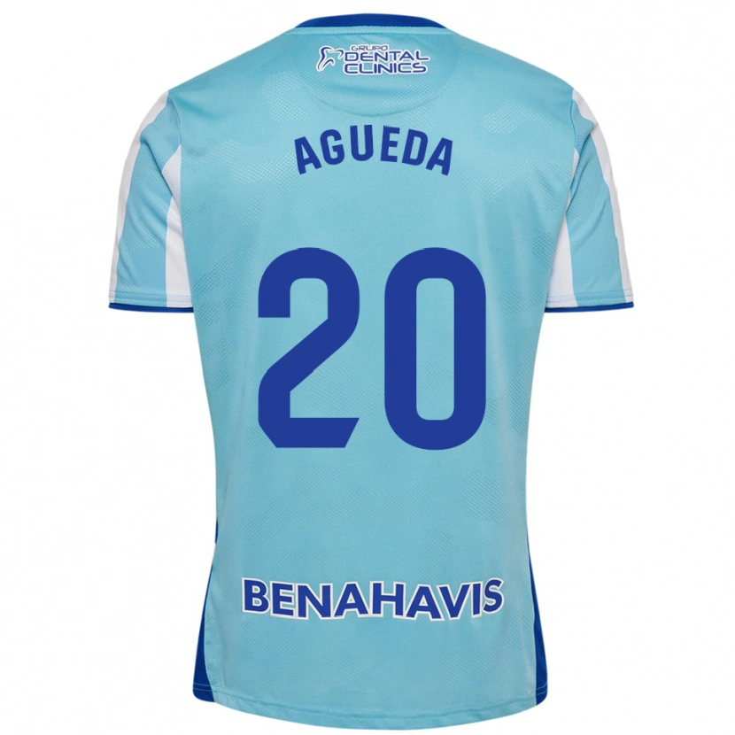 Danxen Dames Agueda Gonzalez Sanz #20 Hemelsblauw Wit Thuisshirt Thuistenue 2025/26 T-Shirt