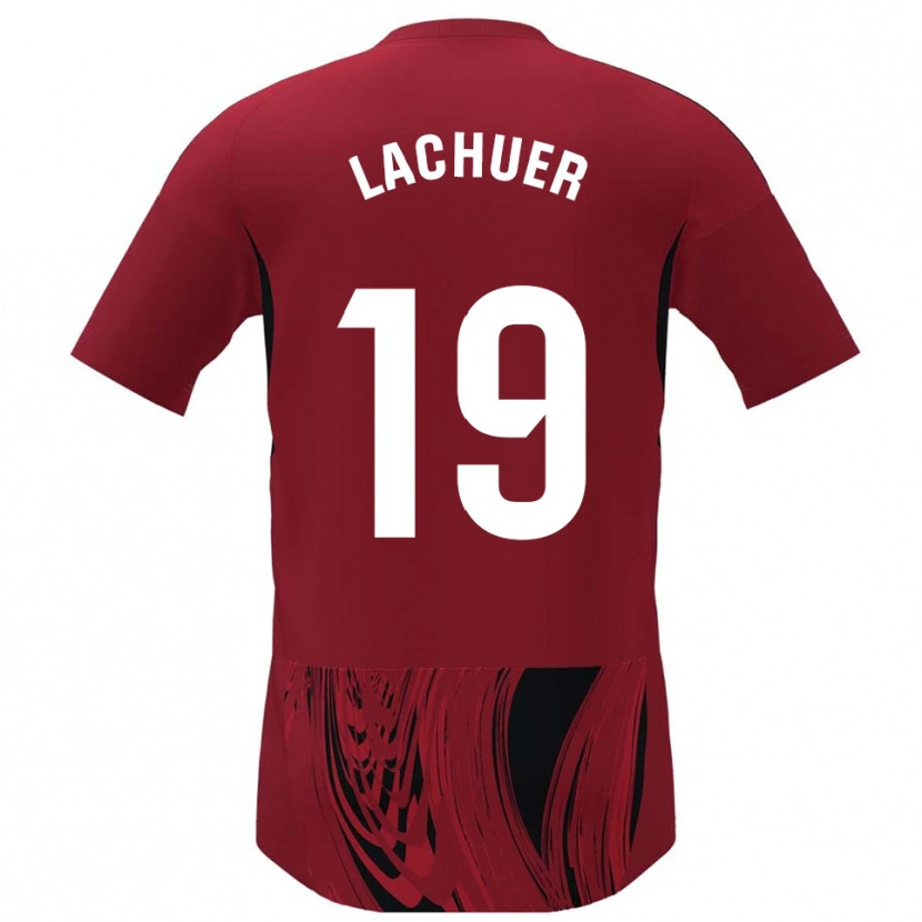 Danxen Dames Mathis Lachuer #19 Rood Zwart Thuisshirt Thuistenue 2025/26 T-Shirt