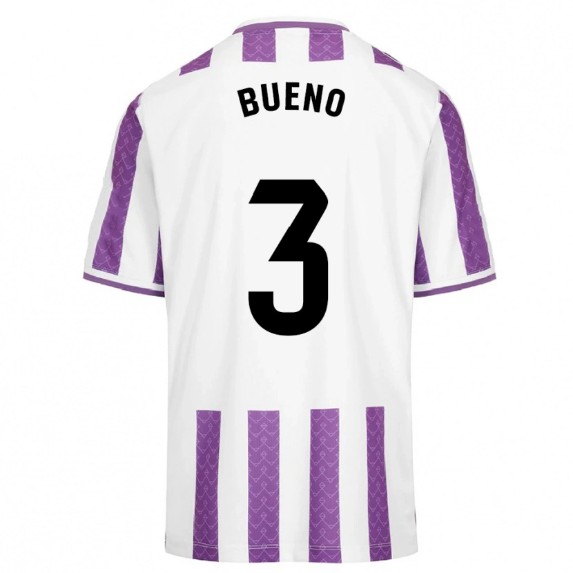 Danxen Dames Guille Bueno #3 Paars Wit Thuisshirt Thuistenue 2025/26 T-Shirt