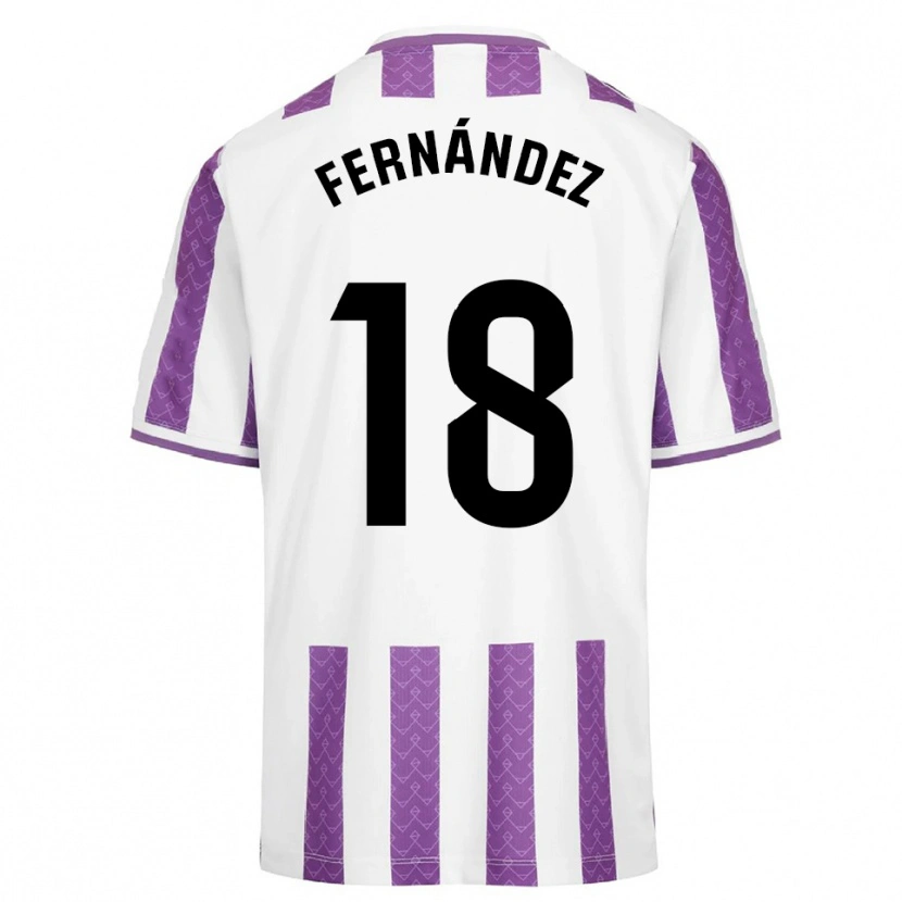 Danxen Dames Tommy Fernández #18 Paars Wit Thuisshirt Thuistenue 2025/26 T-Shirt