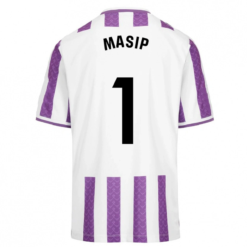 Danxen Dames Jordi Masip #1 Paars Wit Thuisshirt Thuistenue 2025/26 T-Shirt