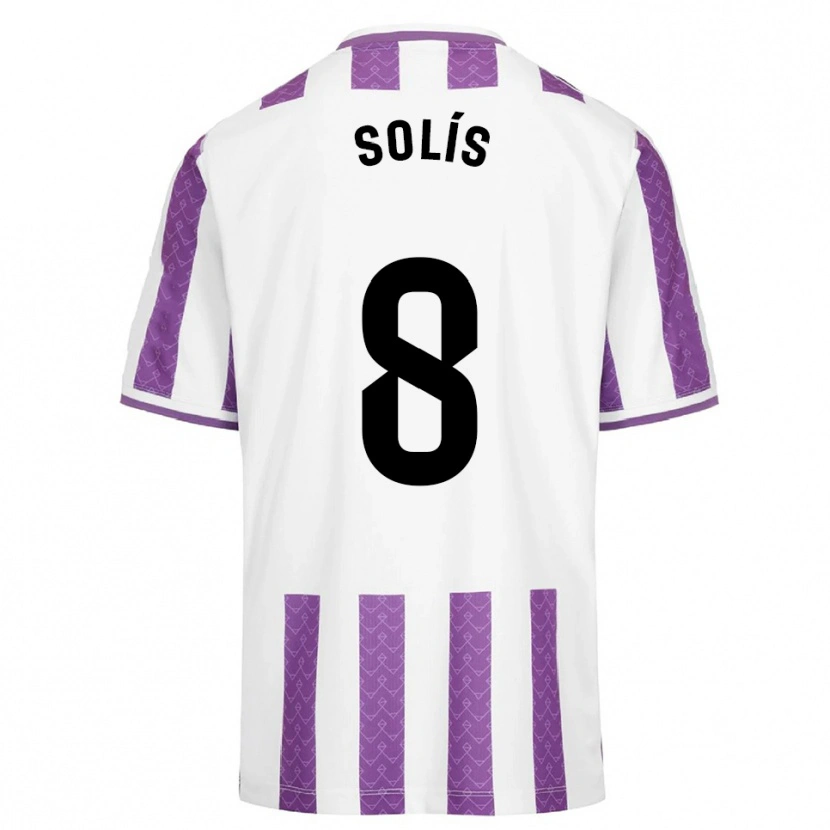 Danxen Dames Celia Solís Gómez #8 Paars Wit Thuisshirt Thuistenue 2025/26 T-Shirt