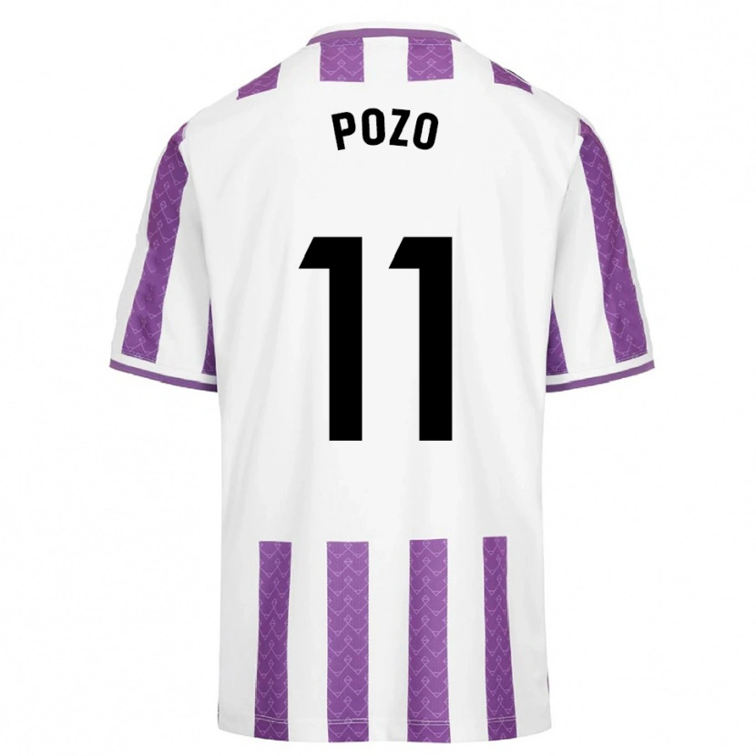 Danxen Dames Manuel Pozo #11 Paars Wit Thuisshirt Thuistenue 2025/26 T-Shirt