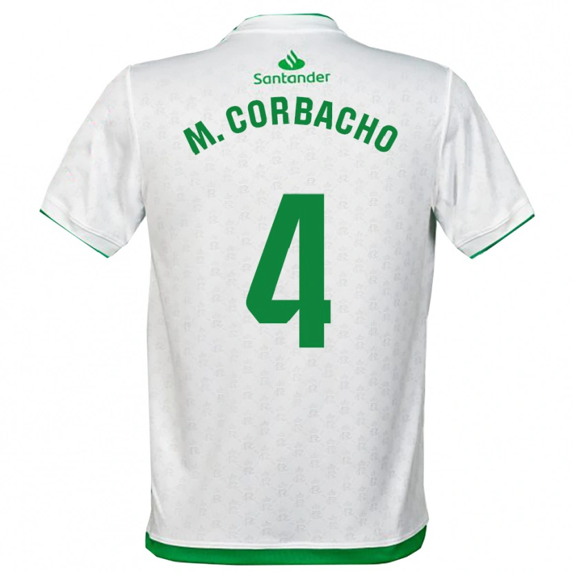 Danxen Dames María Corbacho Carrero #4 Groen Wit Thuisshirt Thuistenue 2025/26 T-Shirt