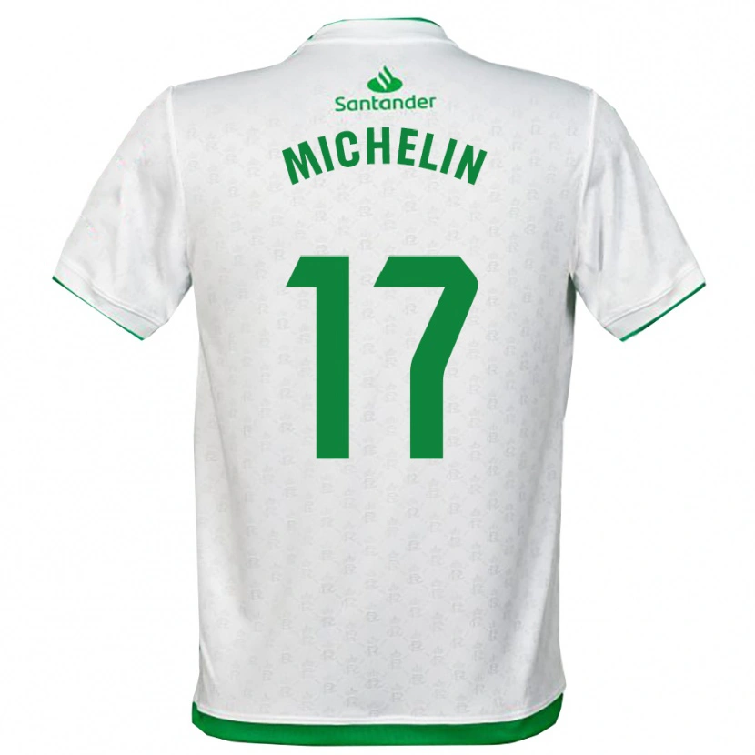 Danxen Dames Clément Michelin #17 Groen Wit Thuisshirt Thuistenue 2025/26 T-Shirt