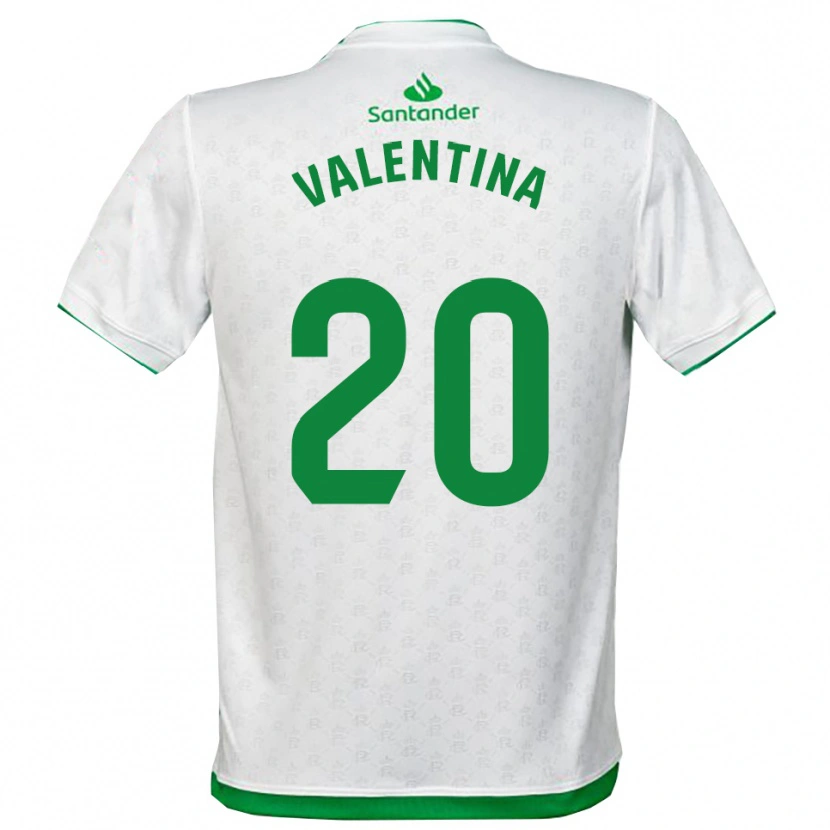 Danxen Dames Valentina Lucumi Montoya #20 Groen Wit Thuisshirt Thuistenue 2025/26 T-Shirt