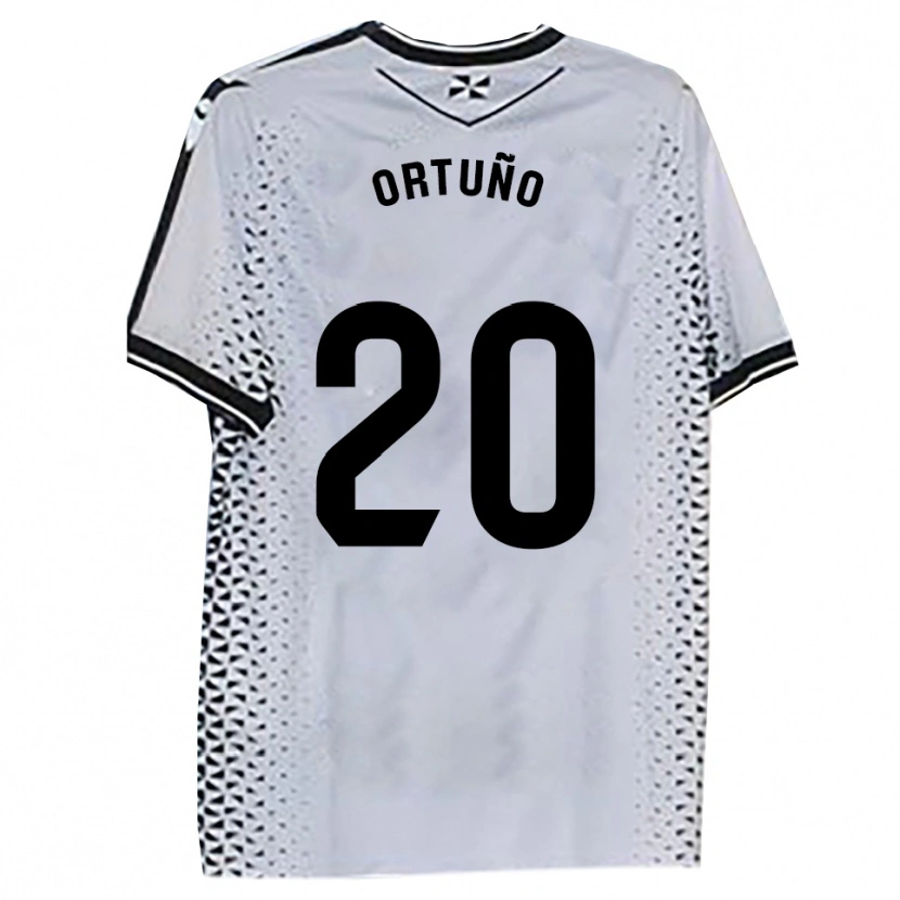 Danxen Dames Juanto Ortuño #20 Wit Zwart Thuisshirt Thuistenue 2025/26 T-Shirt