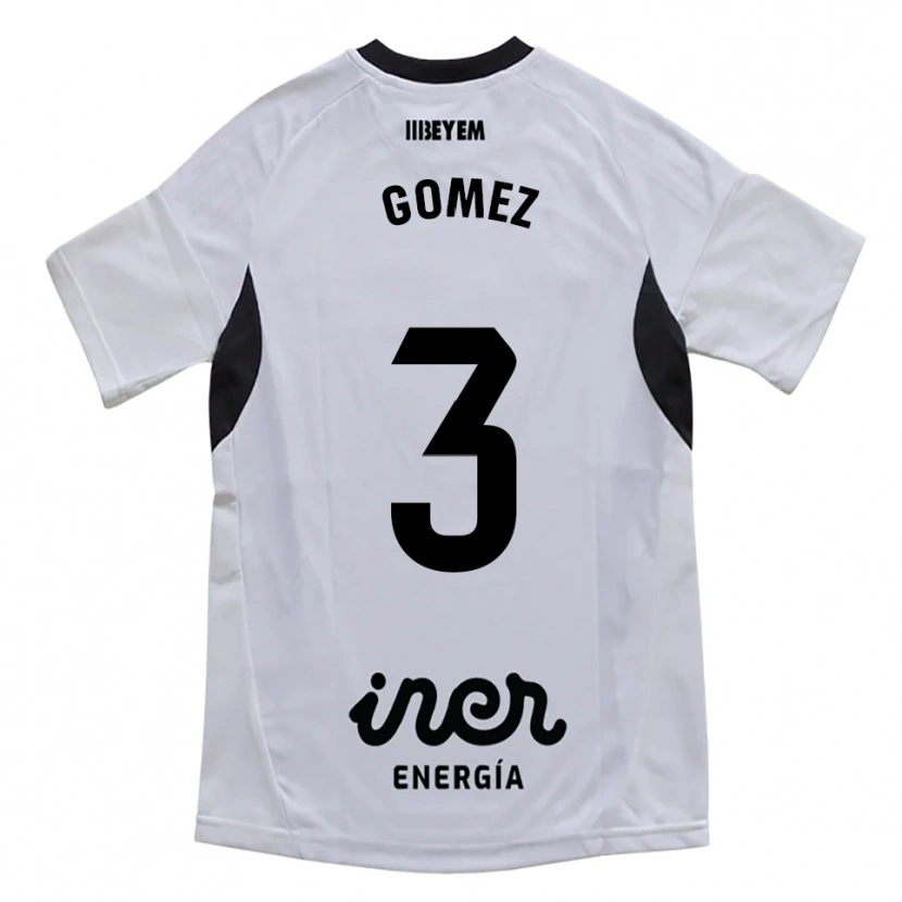 Danxen Dames Jonathan Gómez #3 Wit Paars Thuisshirt Thuistenue 2025/26 T-Shirt