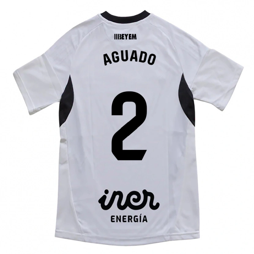 Danxen Dames Lorenzo Aguado #2 Wit Paars Thuisshirt Thuistenue 2025/26 T-Shirt