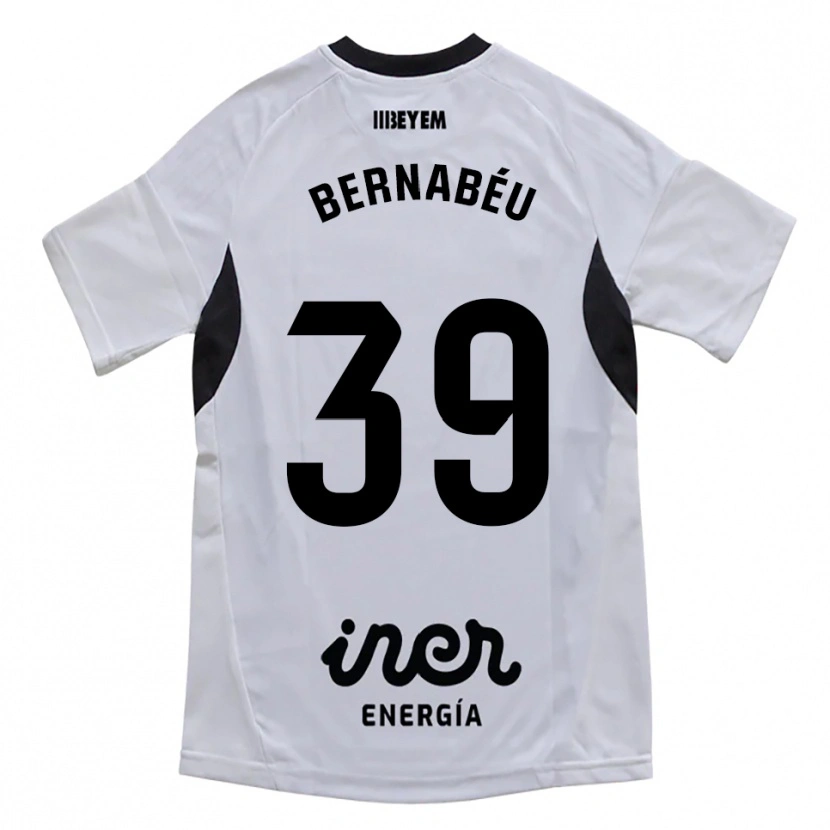 Danxen Dames Dani Bernabéu #39 Wit Paars Thuisshirt Thuistenue 2025/26 T-Shirt