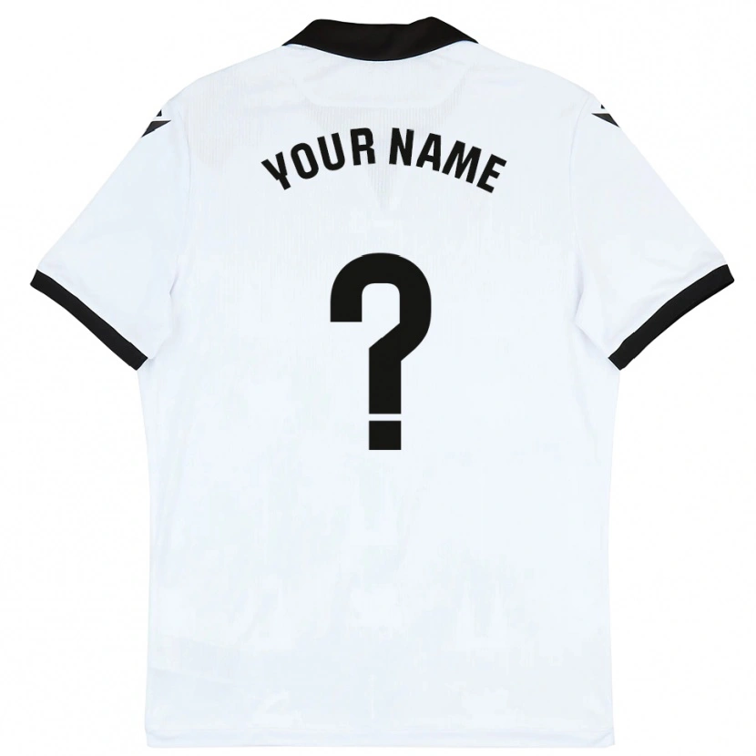 Danxen Dames Uw Naam #0 Wit Zwart Thuisshirt Thuistenue 2025/26 T-Shirt