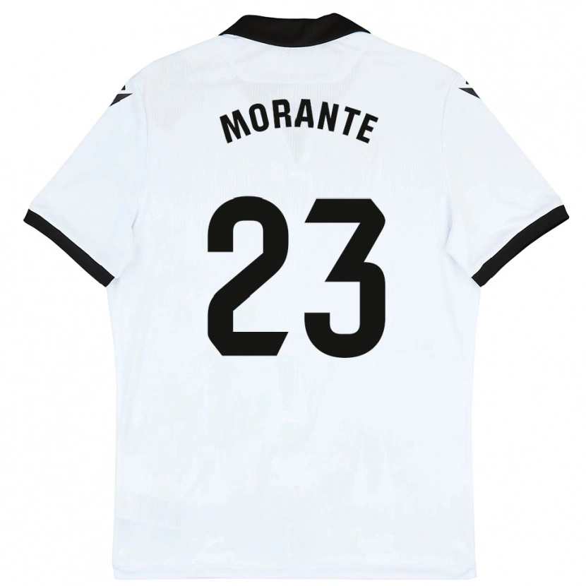 Danxen Dames Iván Morante #23 Wit Zwart Thuisshirt Thuistenue 2025/26 T-Shirt