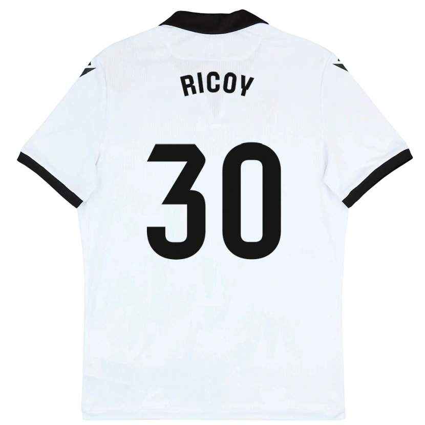Danxen Dames Lucas Ricoy #30 Wit Zwart Thuisshirt Thuistenue 2025/26 T-Shirt