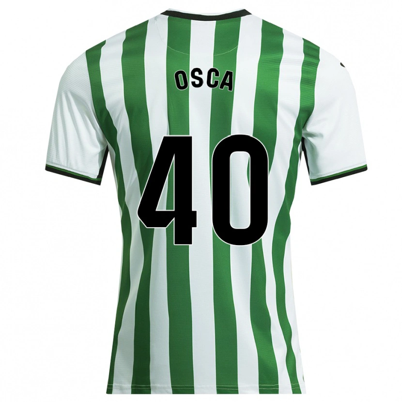 Danxen Dames Cristian Osca #40 Wit Groen Thuisshirt Thuistenue 2025/26 T-Shirt