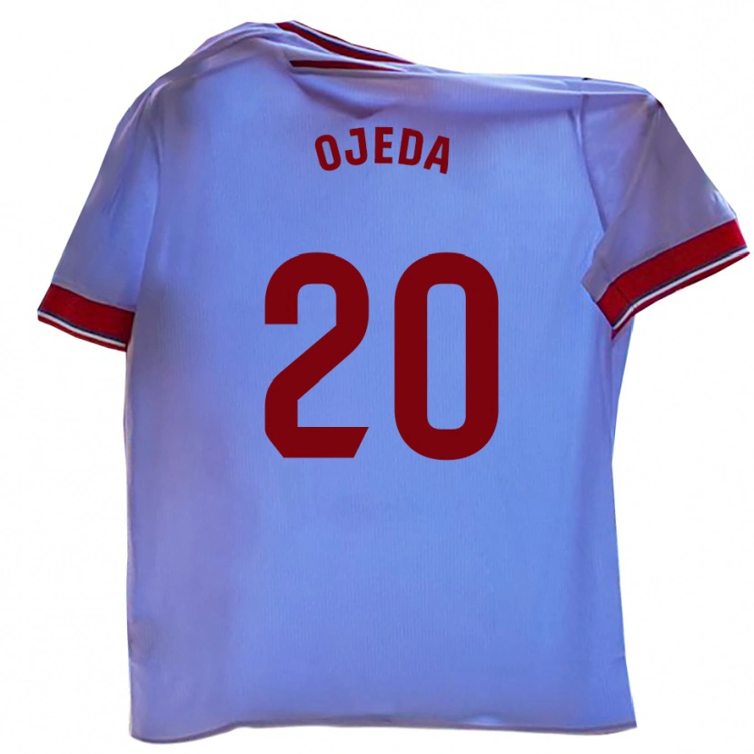 Danxen Dames Thiago Ojeda #20 Wit Rood Thuisshirt Thuistenue 2025/26 T-Shirt