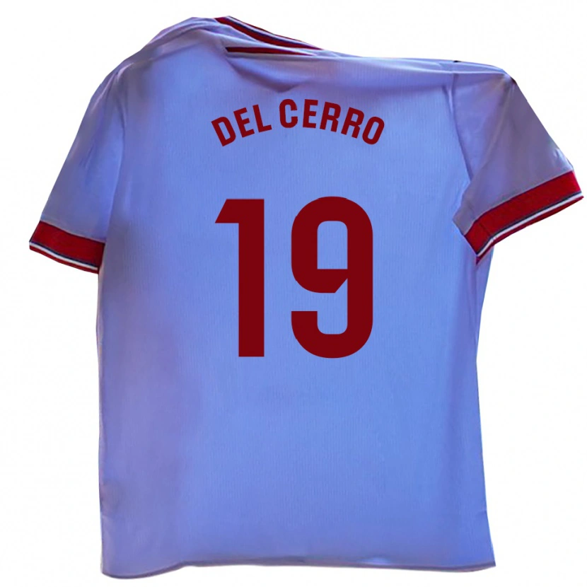 Danxen Dames Dani Del Cerro #19 Wit Rood Thuisshirt Thuistenue 2025/26 T-Shirt