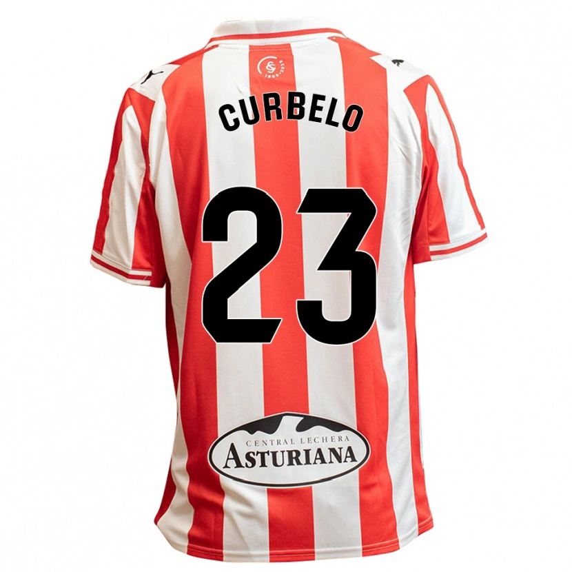 Danxen Dames Eric Curbelo #23 Wit Rood Thuisshirt Thuistenue 2025/26 T-Shirt