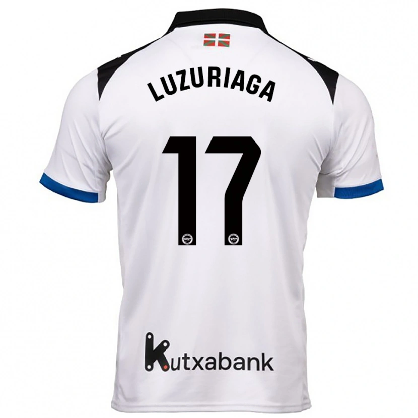 Danxen Dames Judith Luzuriaga #17 Wit Blauw Uitshirt Uittenue 2025/26 T-Shirt