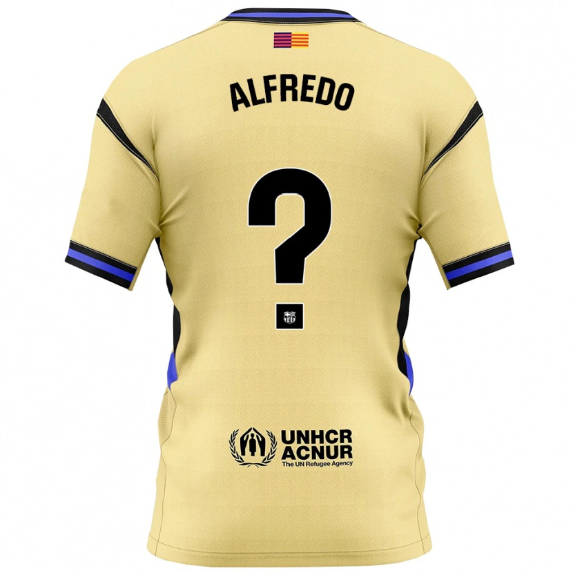 Danxen Dames Alfredo Rodríguez #0 Geel Zwart Uitshirt Uittenue 2025/26 T-Shirt