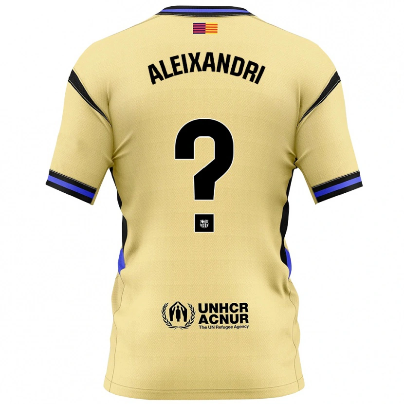 Danxen Dames Laia Aleixandri López #0 Geel Zwart Uitshirt Uittenue 2025/26 T-Shirt