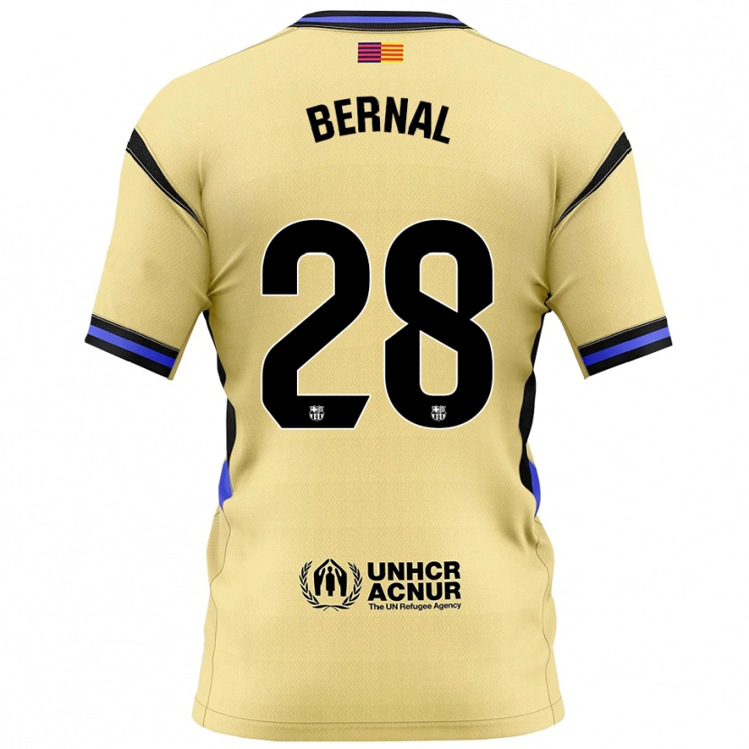 Danxen Dames Marc Bernal #28 Geel Zwart Uitshirt Uittenue 2025/26 T-Shirt