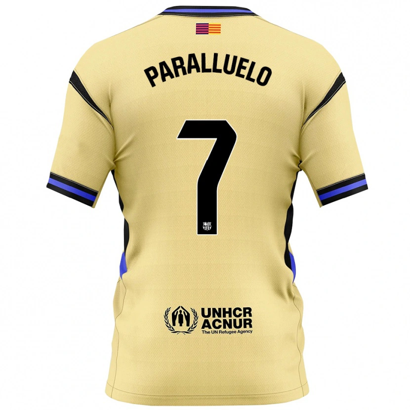 Danxen Dames Salma Paralluelo #7 Geel Zwart Uitshirt Uittenue 2025/26 T-Shirt