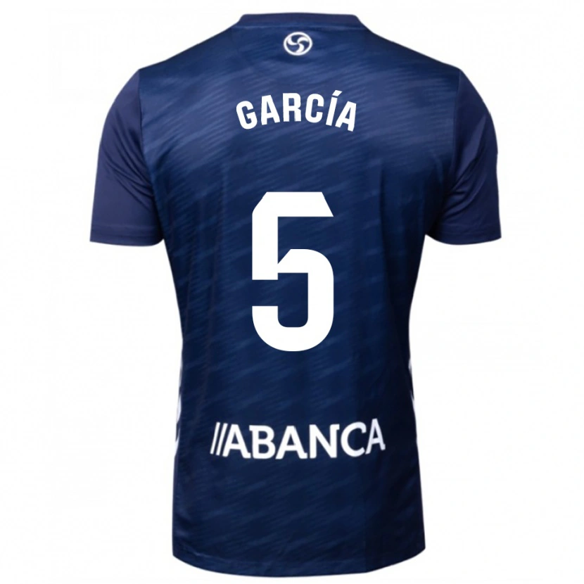 Danxen Dames Noa García #5 Marineblauw Wit Uitshirt Uittenue 2025/26 T-Shirt