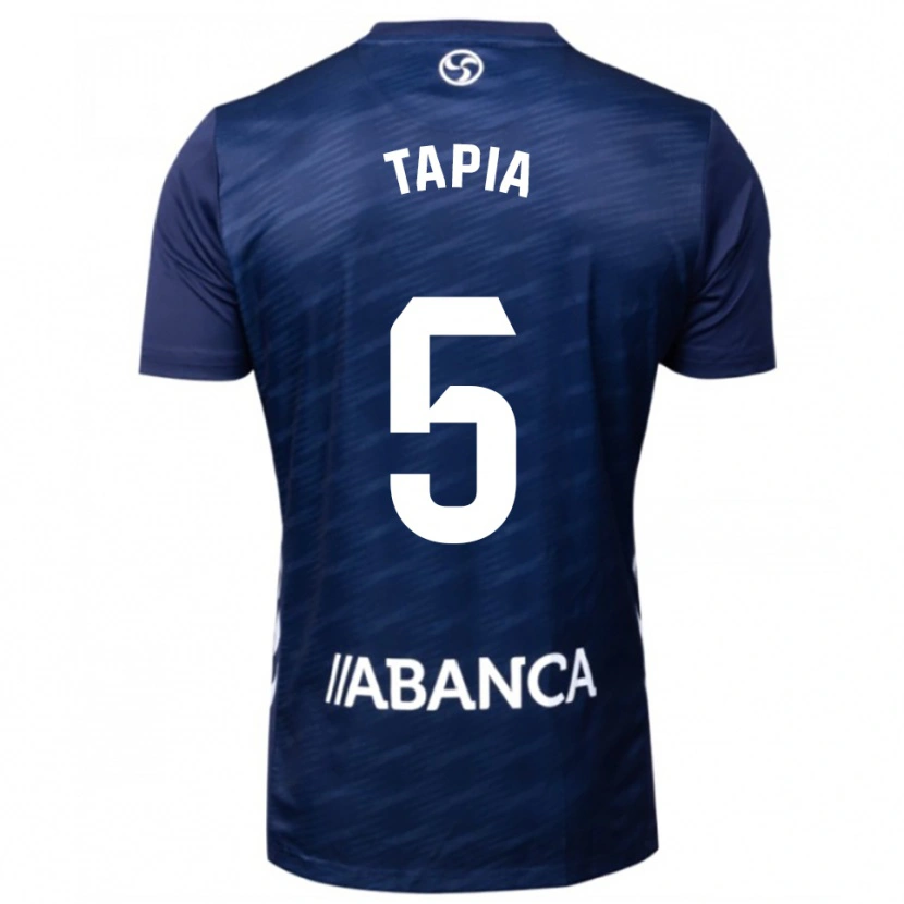 Danxen Dames Renato Tapia #5 Marineblauw Wit Uitshirt Uittenue 2025/26 T-Shirt