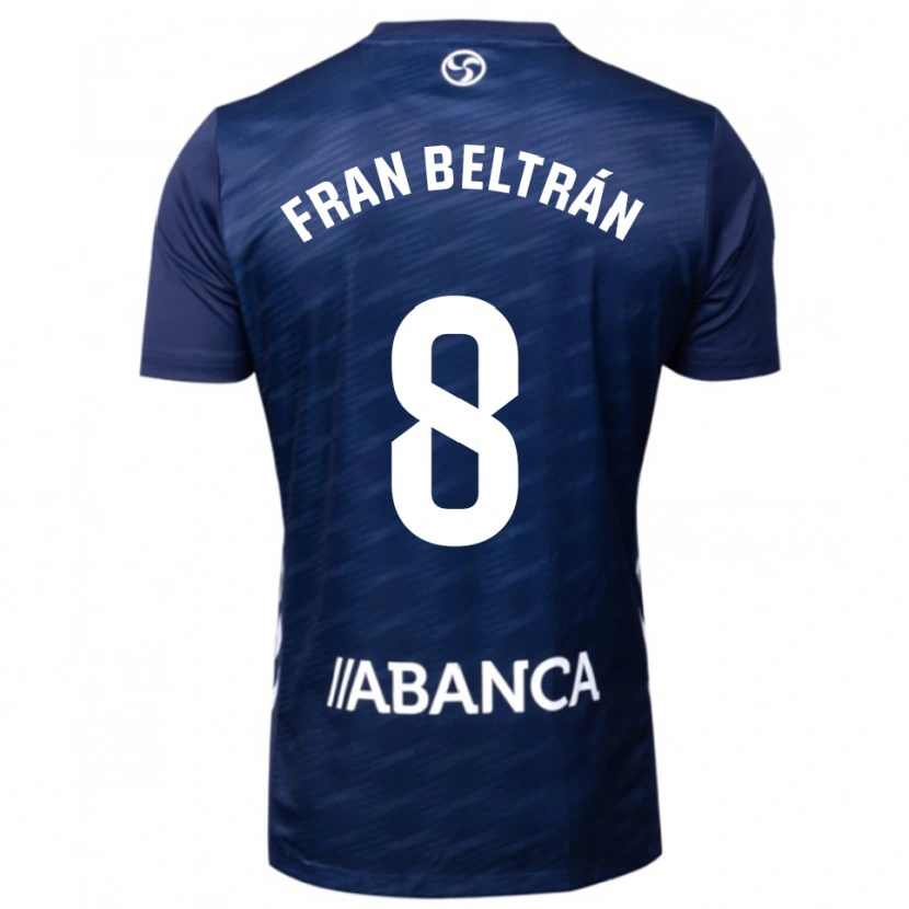 Danxen Dames Fran Beltrán #8 Marineblauw Wit Uitshirt Uittenue 2025/26 T-Shirt