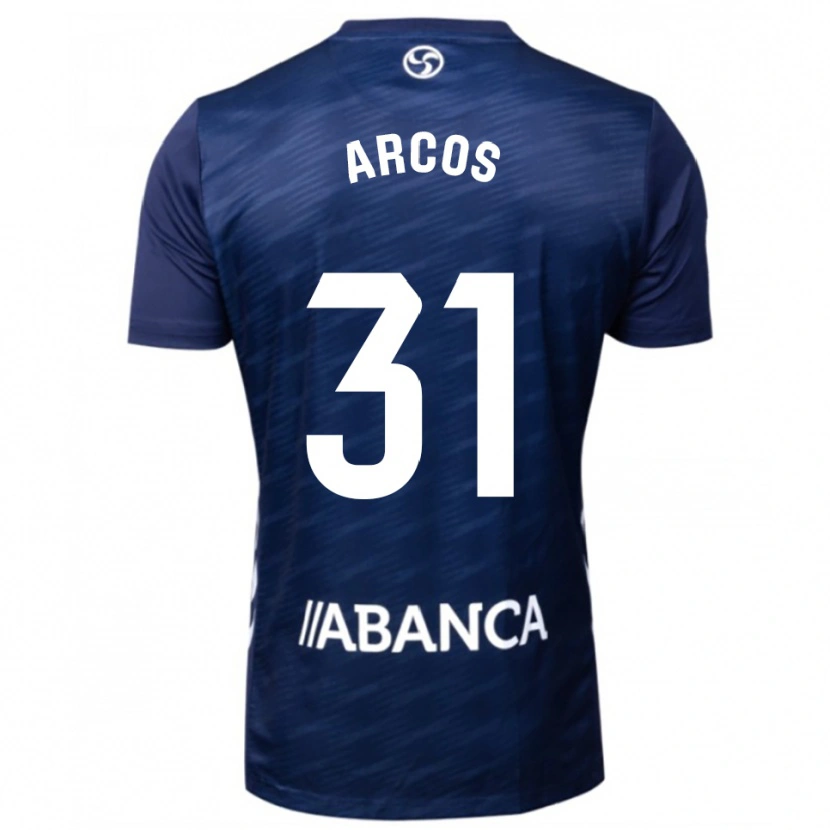 Danxen Dames Ángel Arcos #31 Marineblauw Wit Uitshirt Uittenue 2025/26 T-Shirt