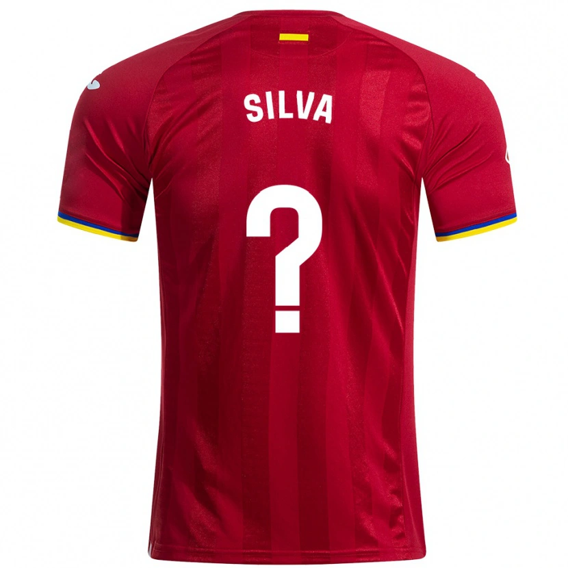 Danxen Dames Jonathan Silva #0 Rood Geel Blauw Uitshirt Uittenue 2025/26 T-Shirt