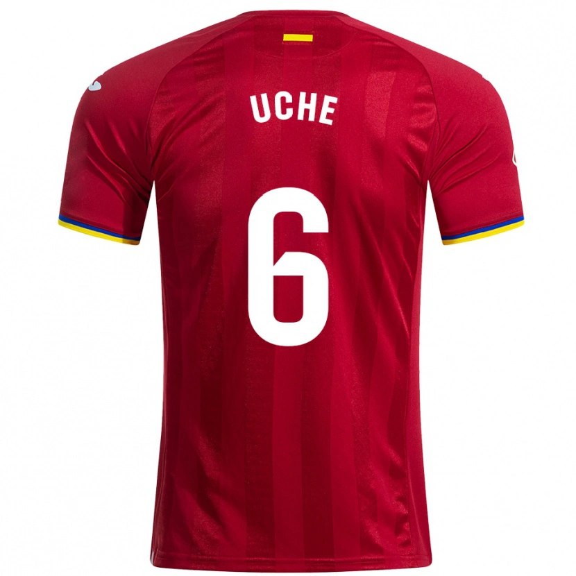 Danxen Dames Christantus Uche #6 Rood Geel Blauw Uitshirt Uittenue 2025/26 T-Shirt