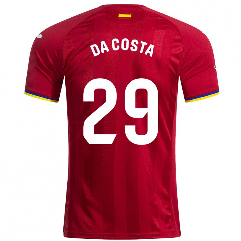 Danxen Dames Coba Da Costa #29 Rood Geel Blauw Uitshirt Uittenue 2025/26 T-Shirt