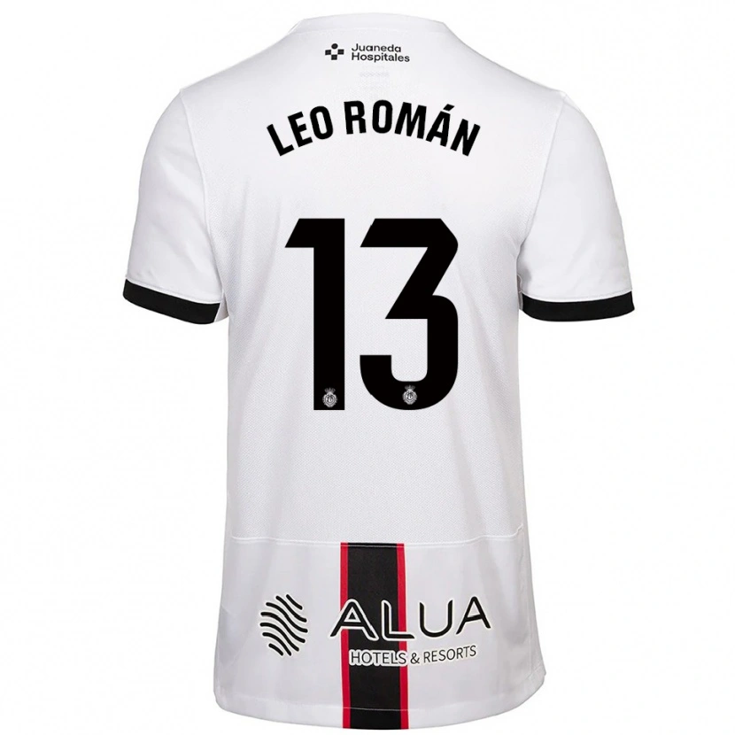 Danxen Dames Leo Román #13 Wit Zwart Uitshirt Uittenue 2025/26 T-Shirt