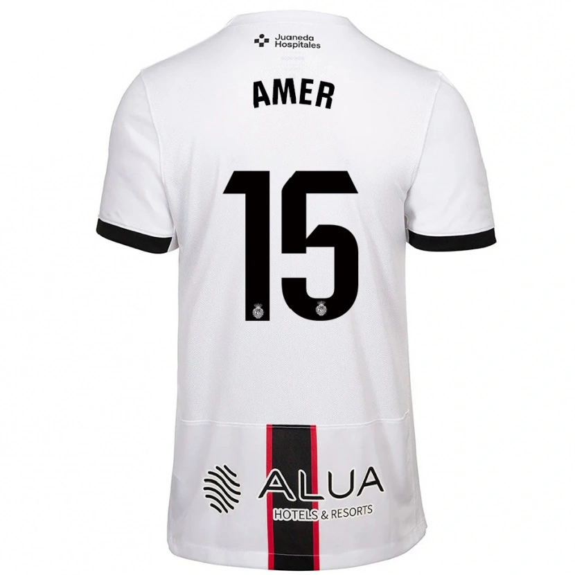 Danxen Dames Pere Amer #15 Wit Zwart Uitshirt Uittenue 2025/26 T-Shirt